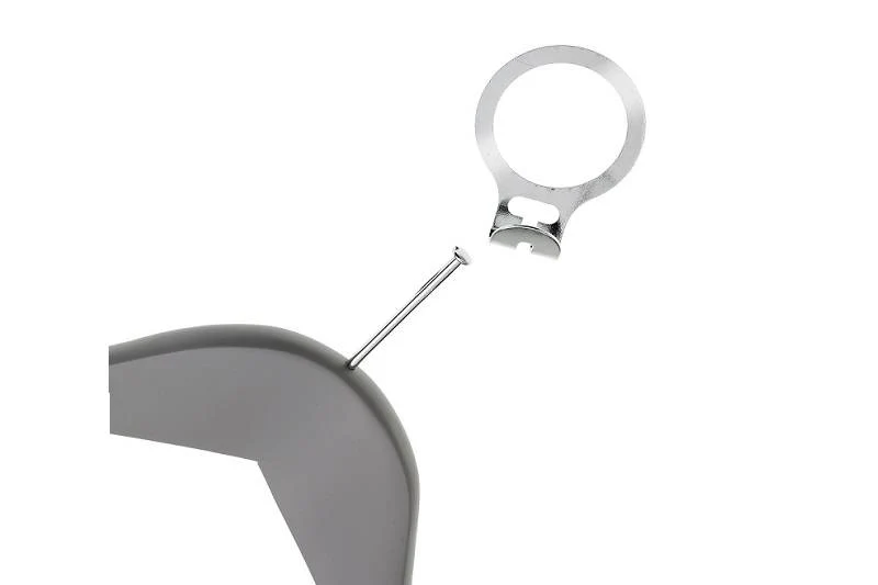 Anello per Appendiabiti Antifurto in Acciaio
