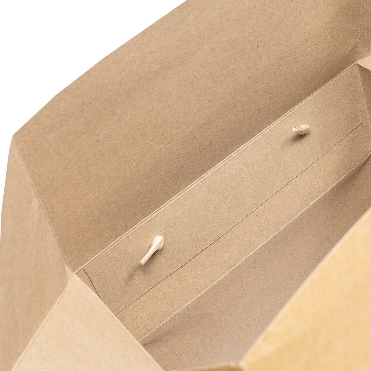 Bag Box Carta Kraft Albero stampa Bianca - Image 4