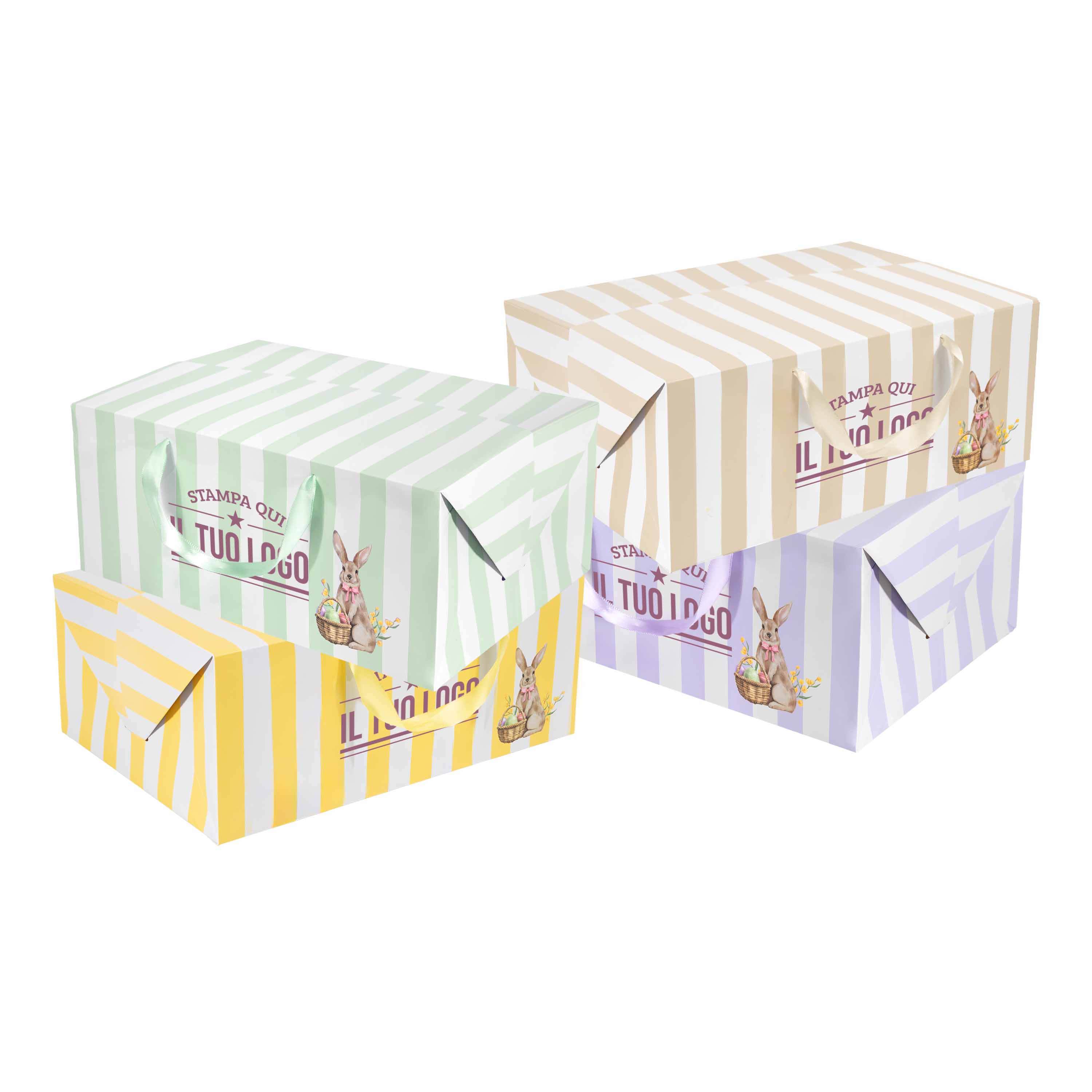Bag Box Portacolombe Righe Mix Personalizzabile - Image 10