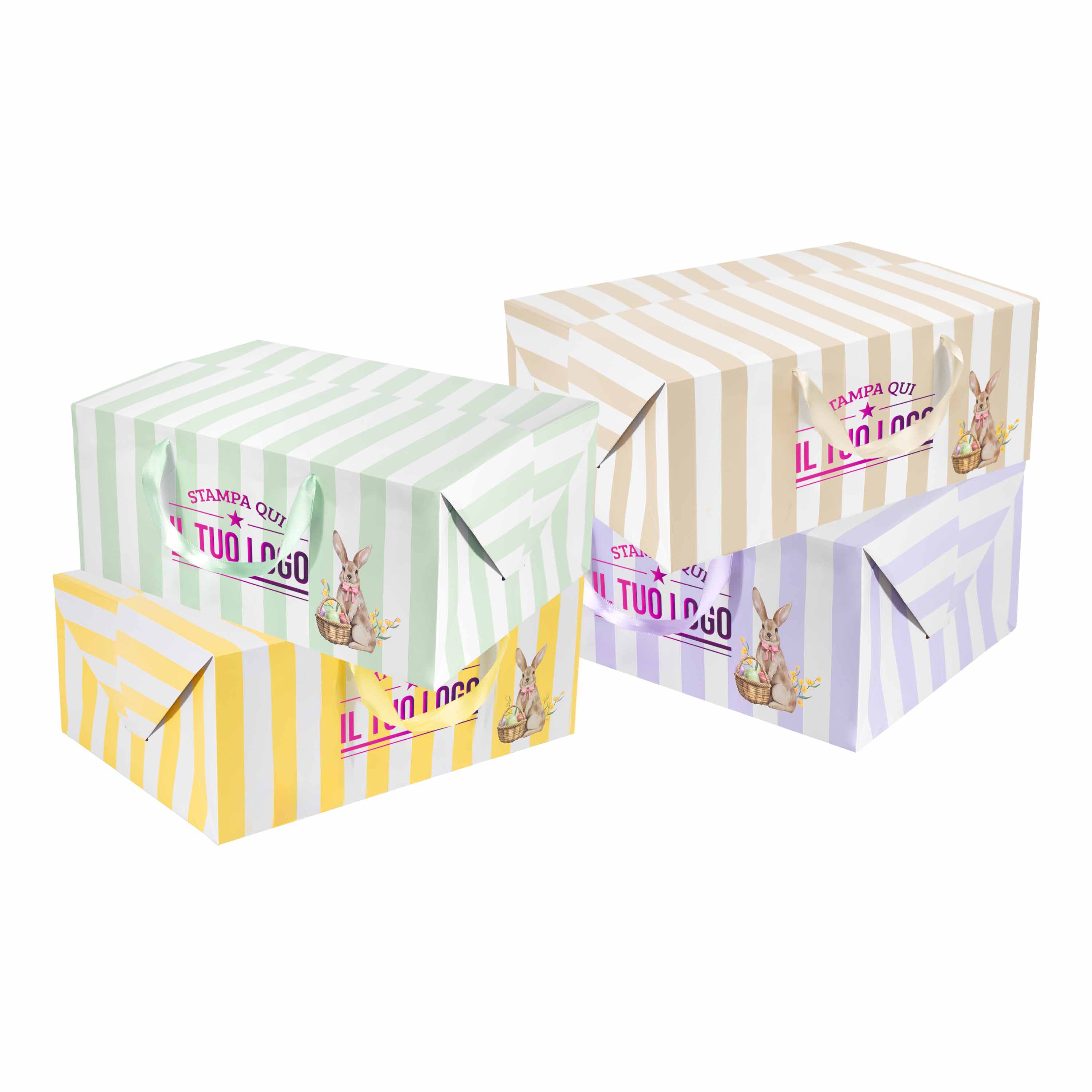Bag Box Portacolombe Righe Mix Personalizzabile - Image 11