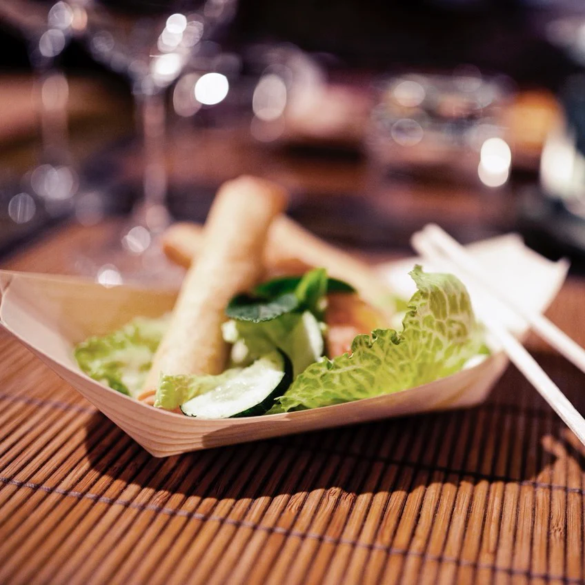 Barchette in Legno naturale per finger food - Image 3
