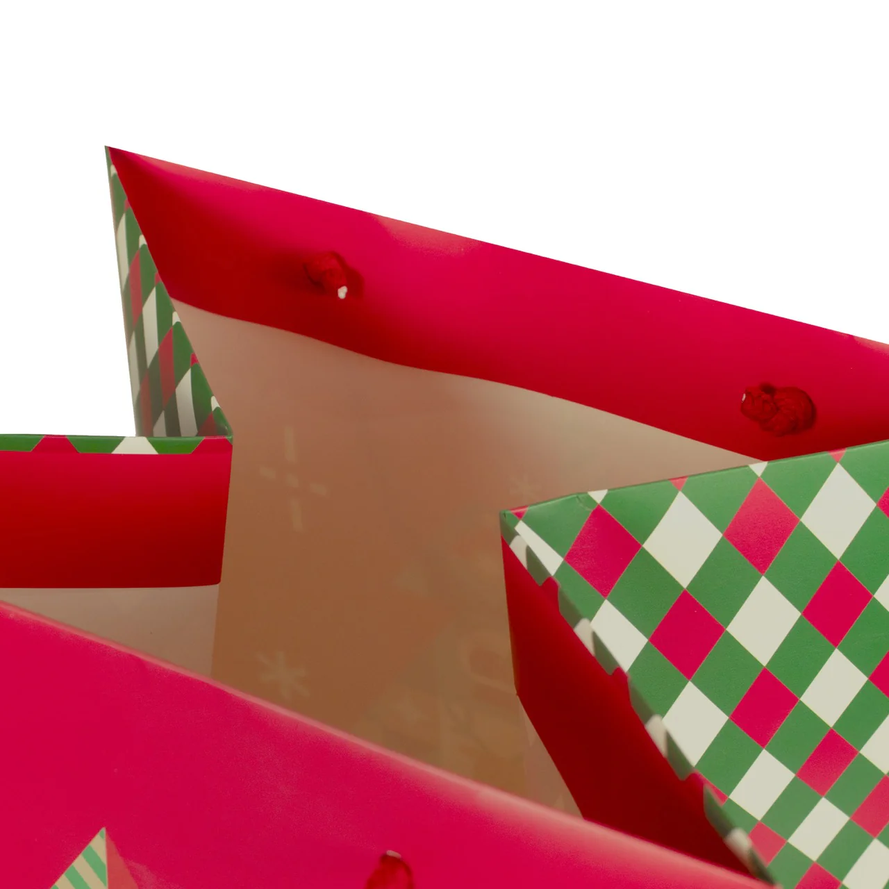 Busta Shopper fondo largo fantasia Joy Merry Christmas - Image 5