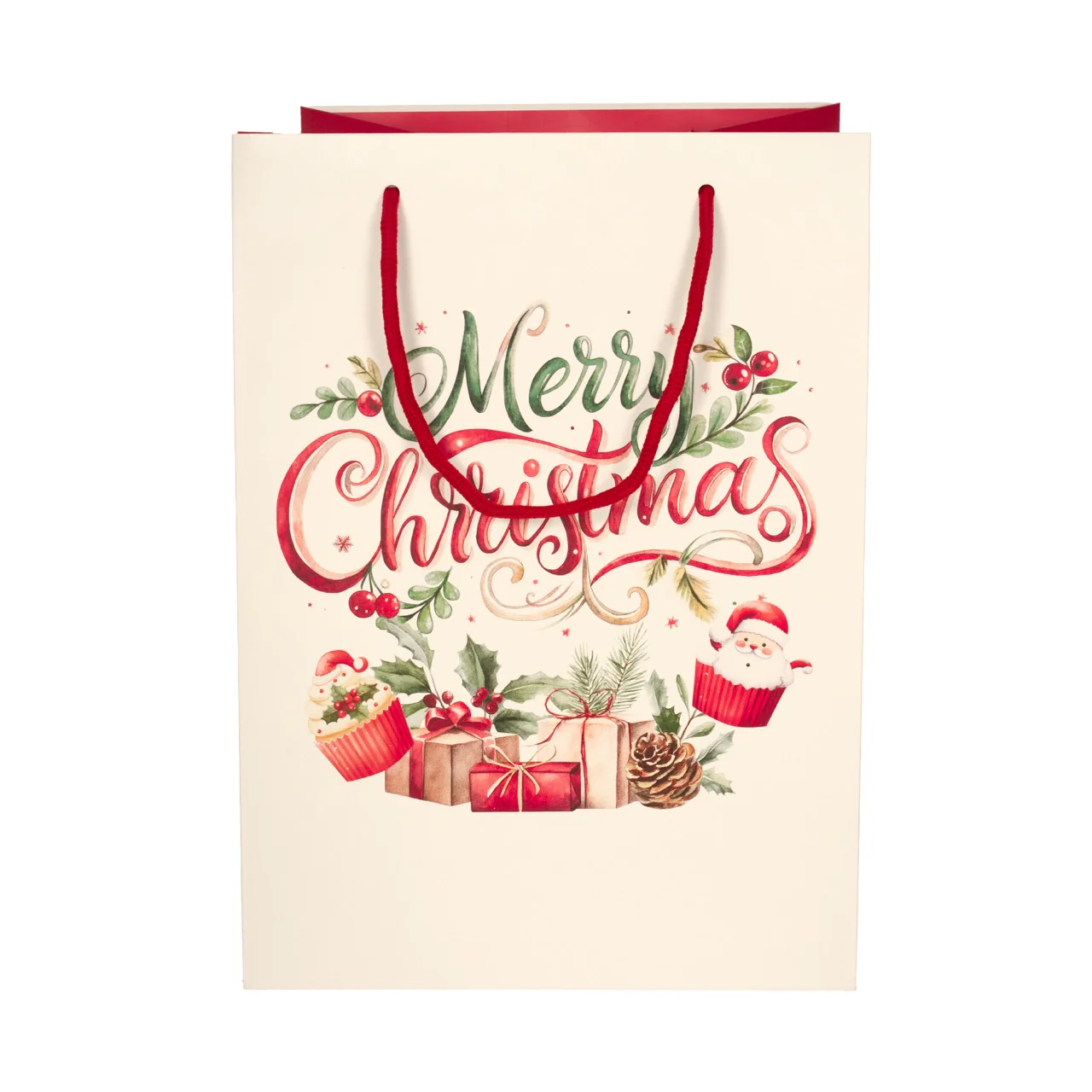 Busta Shopper Merry Christmas Fondo Largo - Image 5