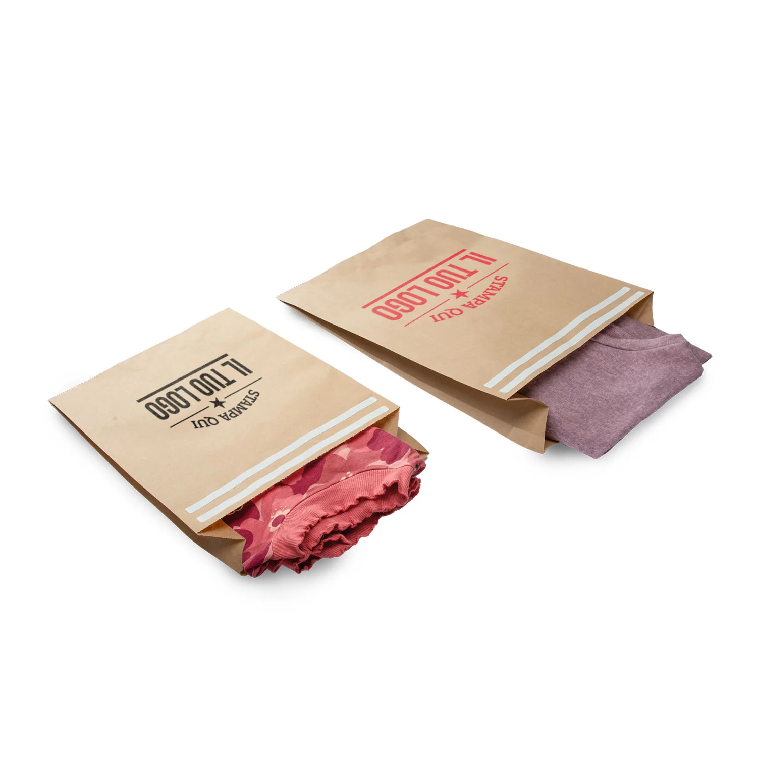 Buste Spedizione e Reso e-Flat Personalizzate Carta Kraft 80 gr - Image 2