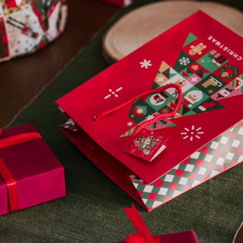 Busta Shopper Joy Merry Christmas - Image 3