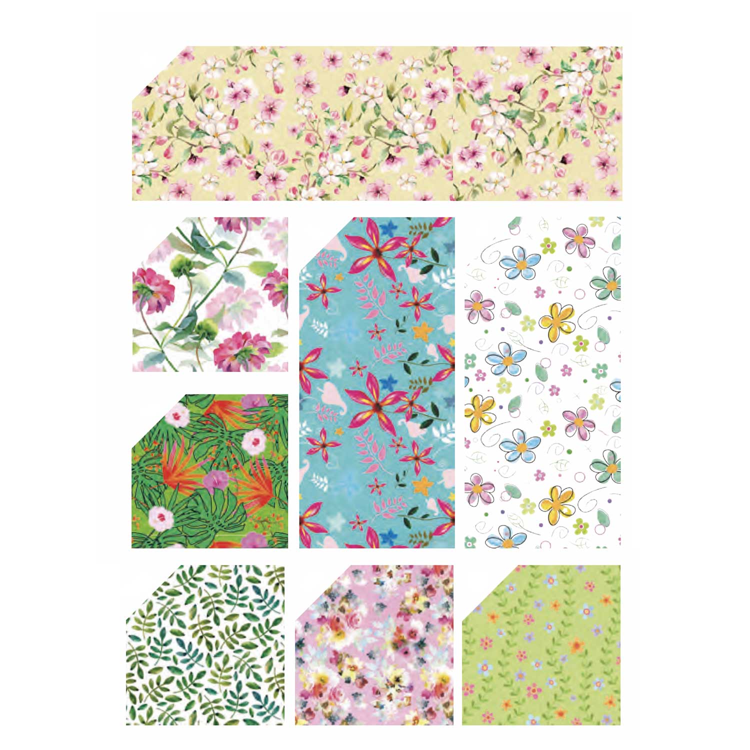 Carta Regalo a Fogli Floreale, Mix Fantasie - Image 4