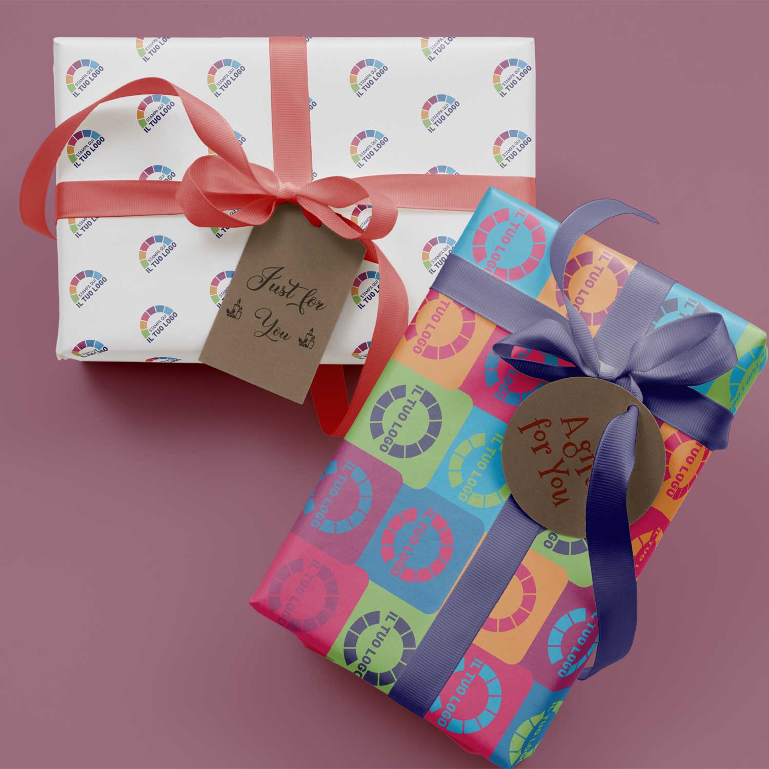 Carta Regalo in Fogli Personalizzata a Colori - Image 2