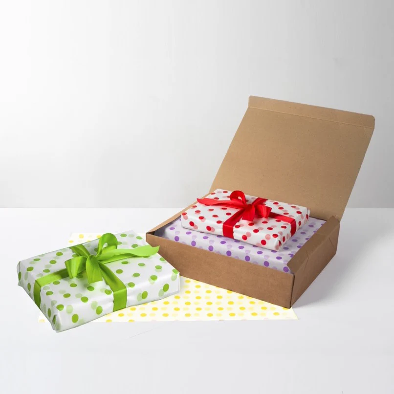 Carta Velina con Decori Pois - Image 6