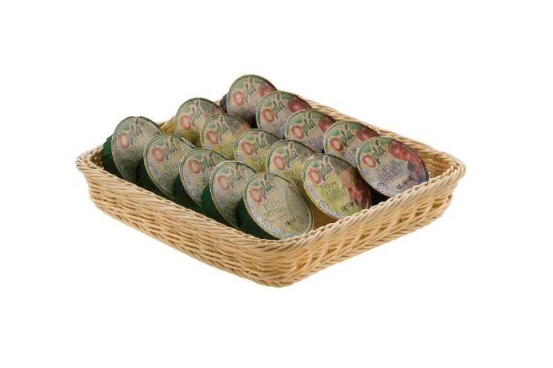 Cestino Prestige in polipropilene quadrato