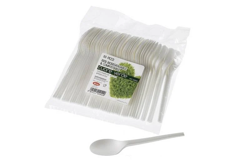 Cucchiaio bio in CPLA biodegradabile e compostabile - Image 2