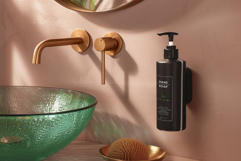 Dispenser nero sapone mani the verde - Image 2