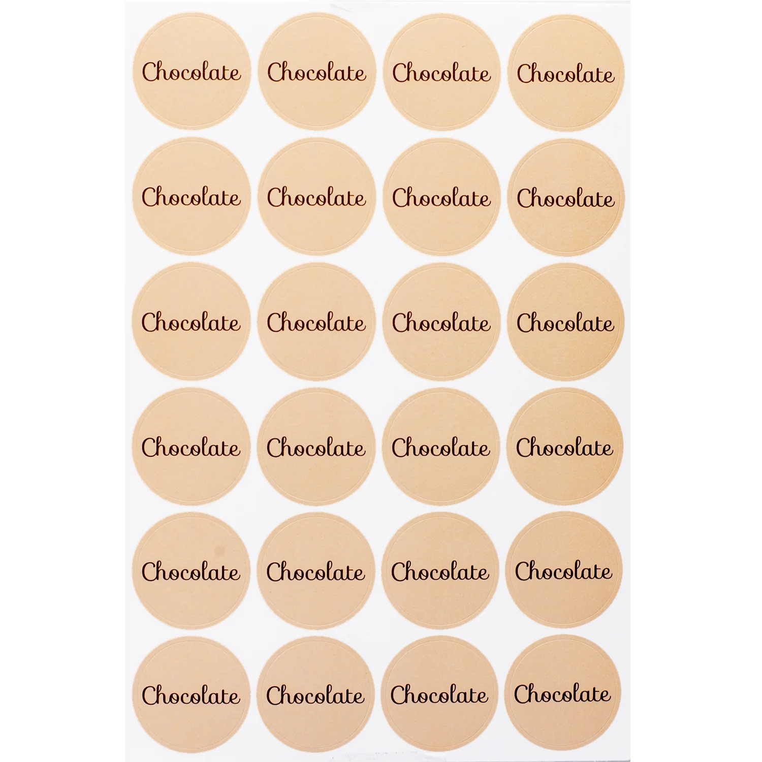 Etichetta Adesiva Chocolate