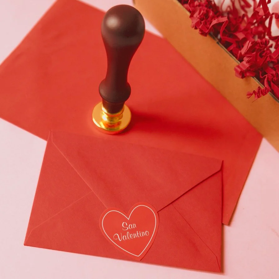 Etichetta Adesiva Cuore San Valentino - Image 2