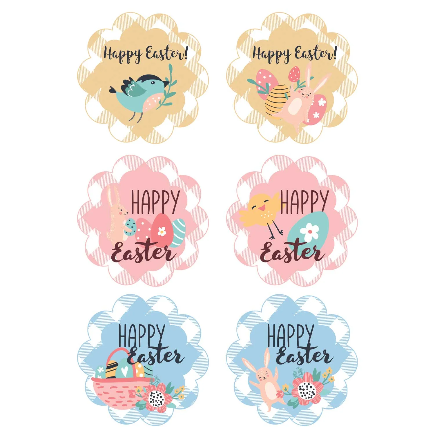 Etichetta Pasqua Happy Easter