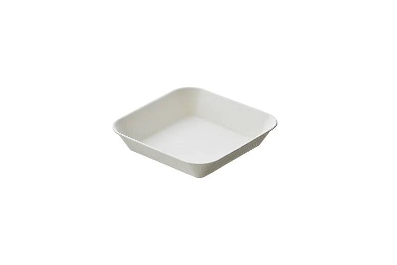 Finger food vassoietto quadrato in polpa di cellulosa