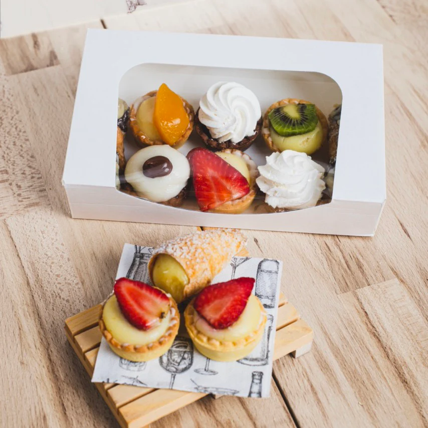 Food Box di Cartone Onda Nano-micro con Finestra - Image 2
