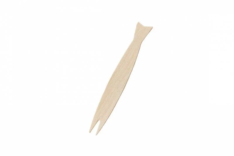 Forchettina pesce in legno