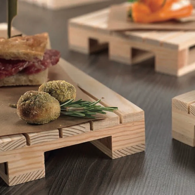 Mini Pallet in Legno per Aperitivi - Image 4