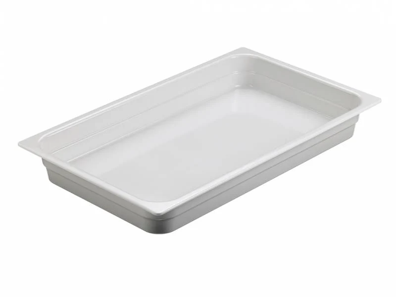PIATTO AMBRA BIANCO GN 1/2