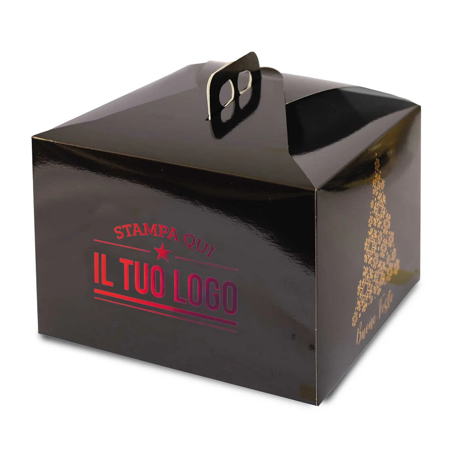 Portapanettone Basso Personalizzato Linea Albero 1 Kg - Image 10