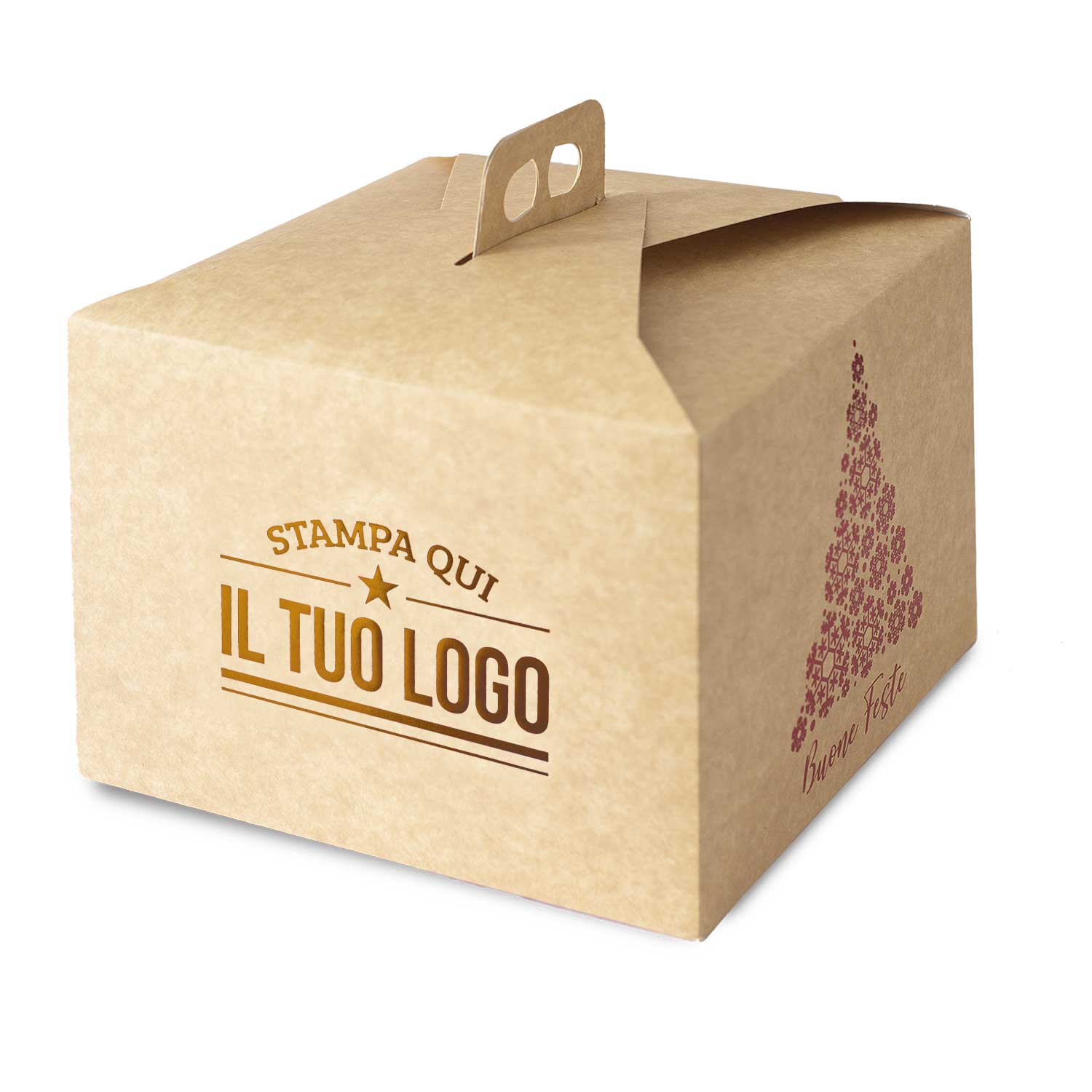 Portapanettone Basso Personalizzato Linea Albero 1 Kg - Image 12