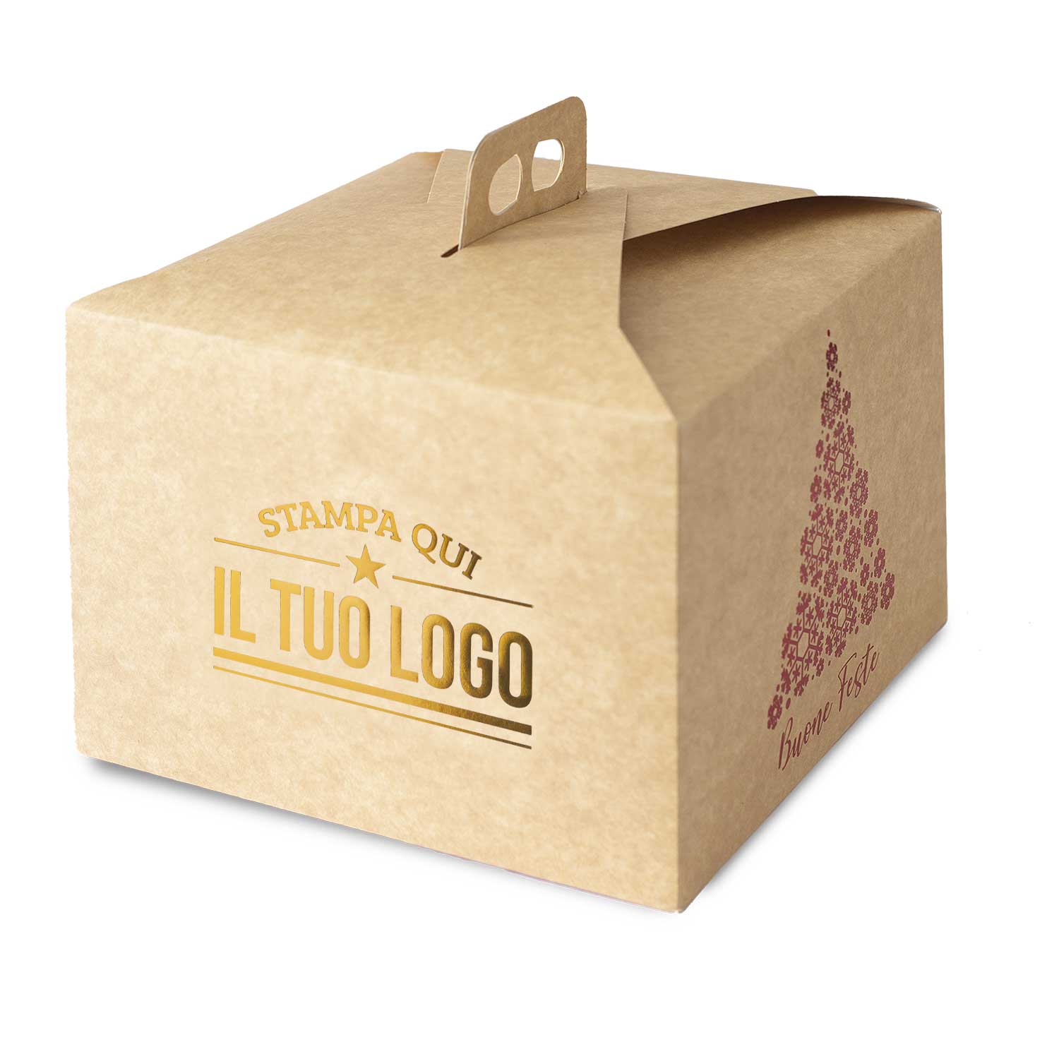 Portapanettone Basso Personalizzato Linea Albero 1 Kg - Image 13