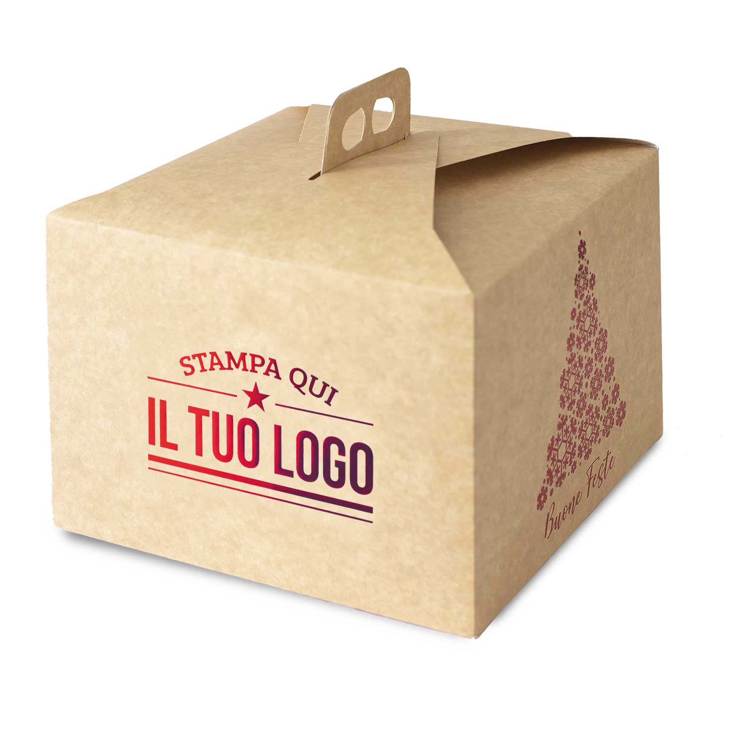 Portapanettone Basso Personalizzato Linea Albero 1 Kg - Image 15