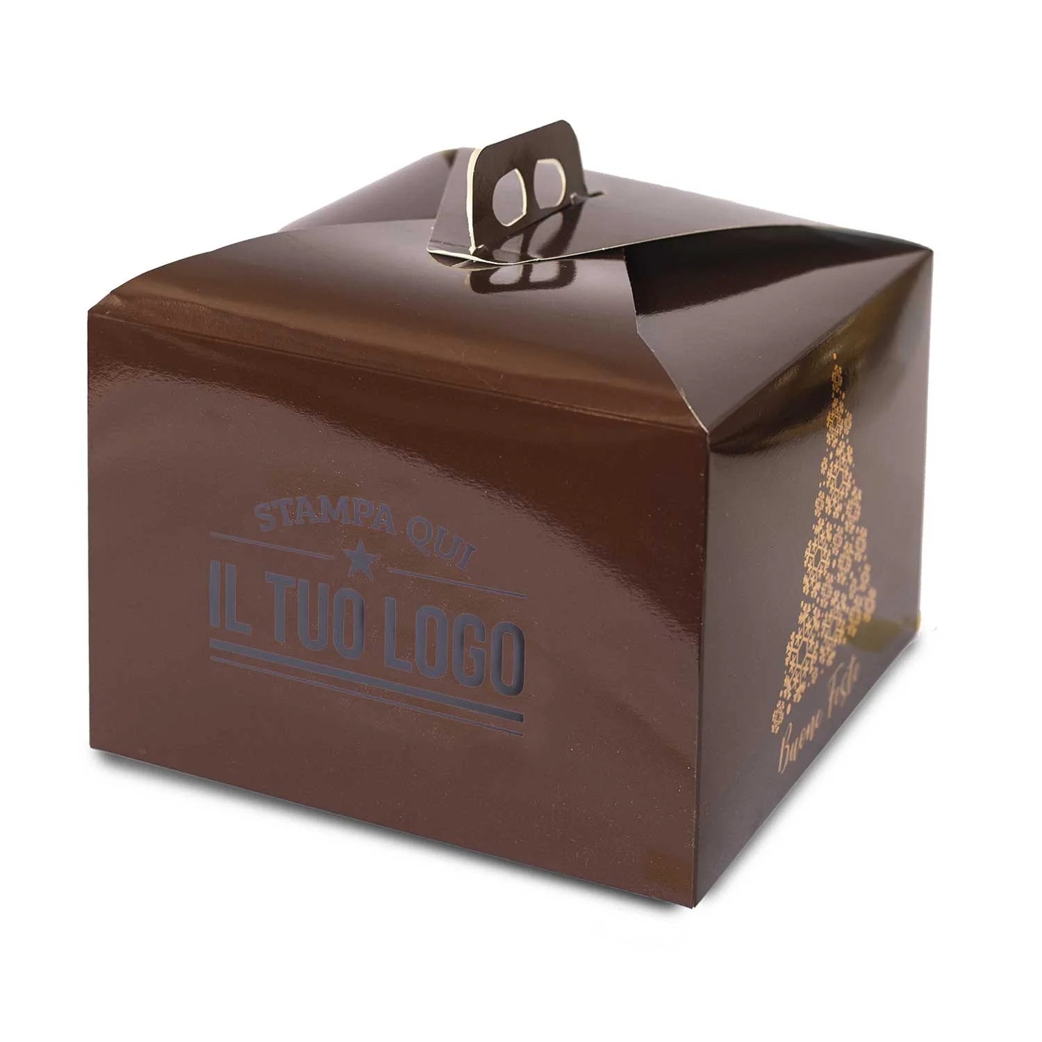 Portapanettone Basso Personalizzato Linea Albero 1 Kg - Image 5