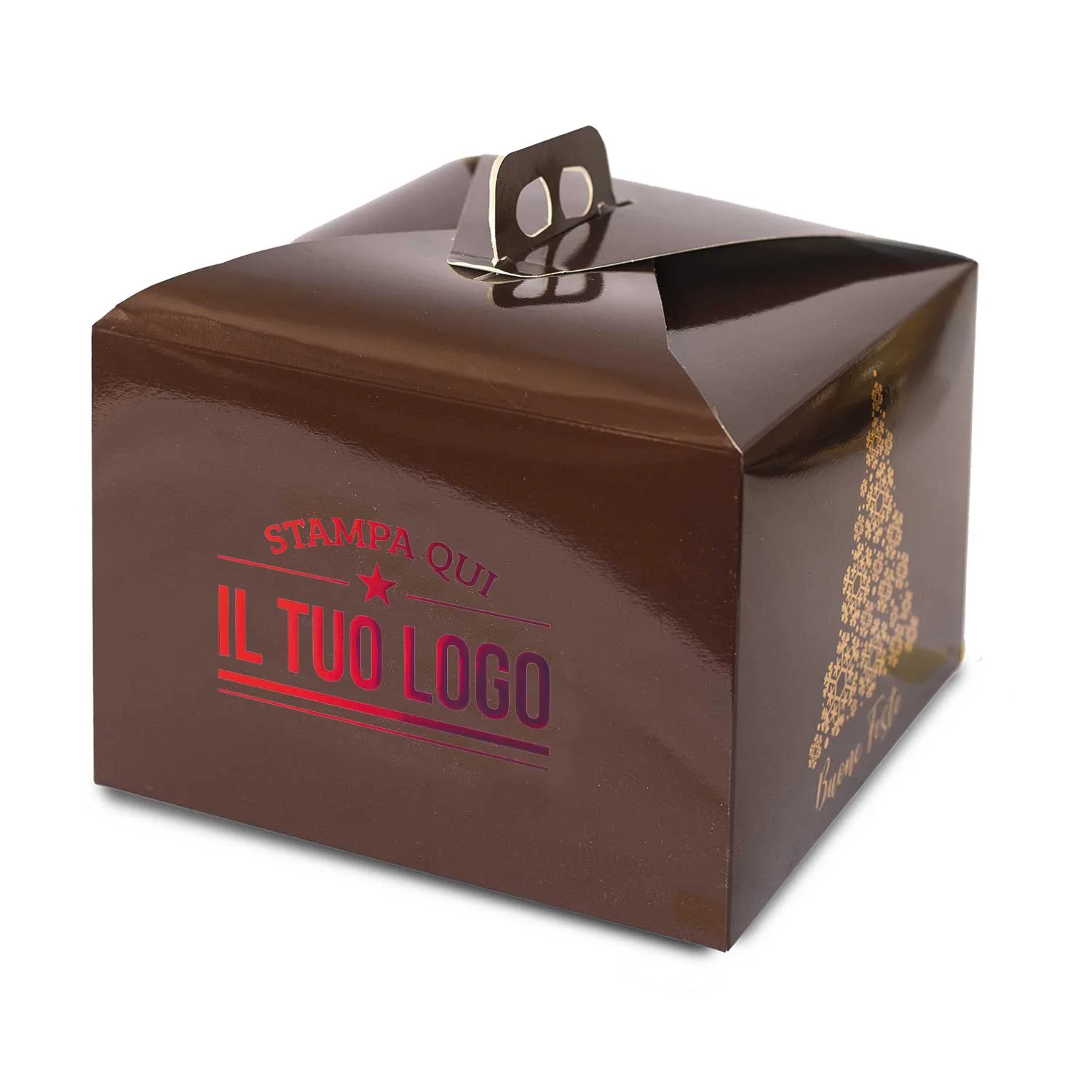 Portapanettone Basso Personalizzato Linea Albero 1 Kg - Image 6