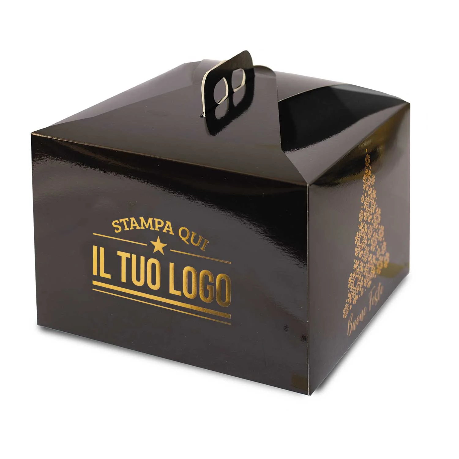 Portapanettone Basso Personalizzato Linea Albero 1 Kg - Image 8