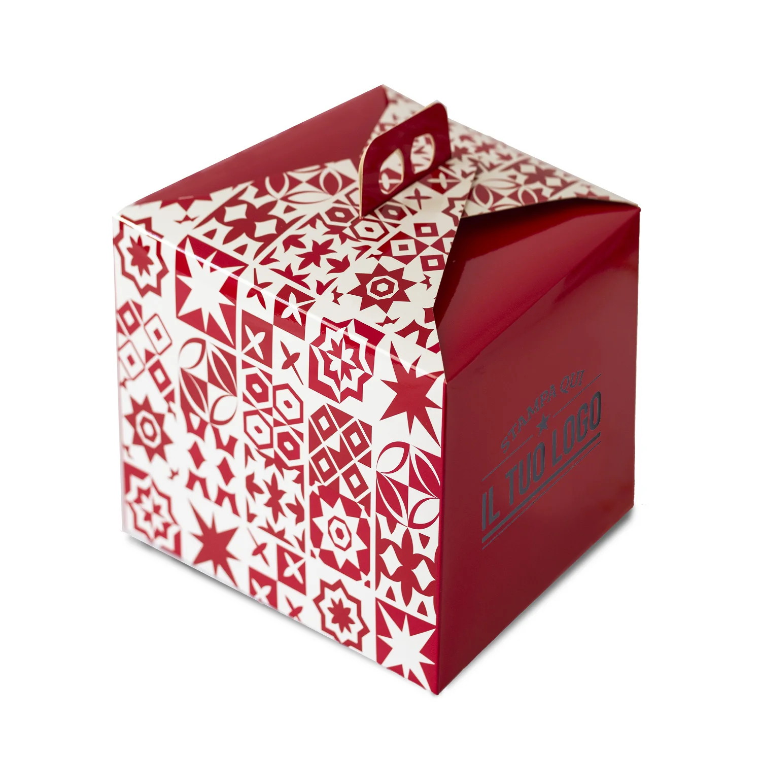 Portapanettone Alto Personalizzabile Fantasia Maioliche 750gr - 1Kg - Image 10