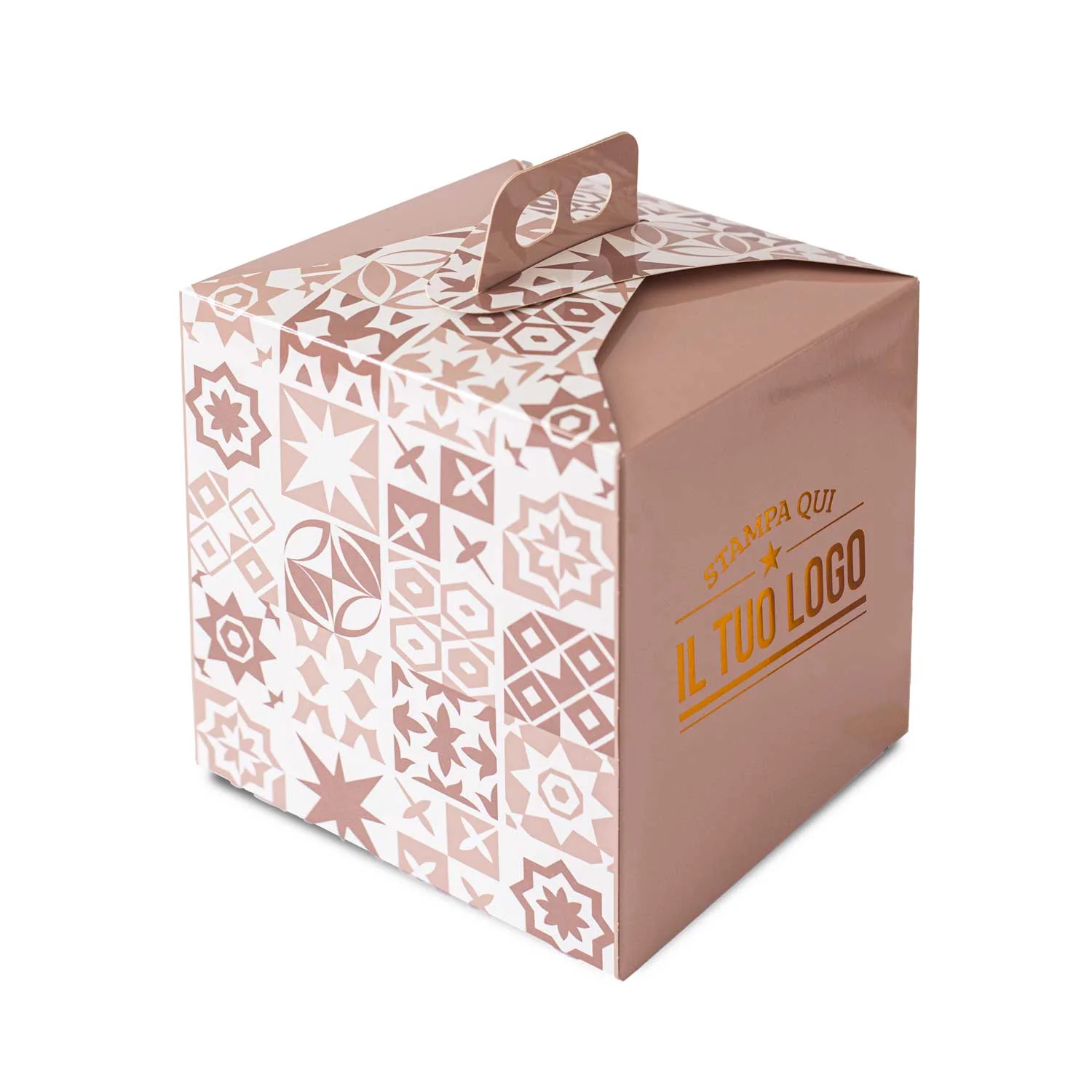 Portapanettone Alto Personalizzabile Fantasia Maioliche 750gr - 1Kg - Image 12