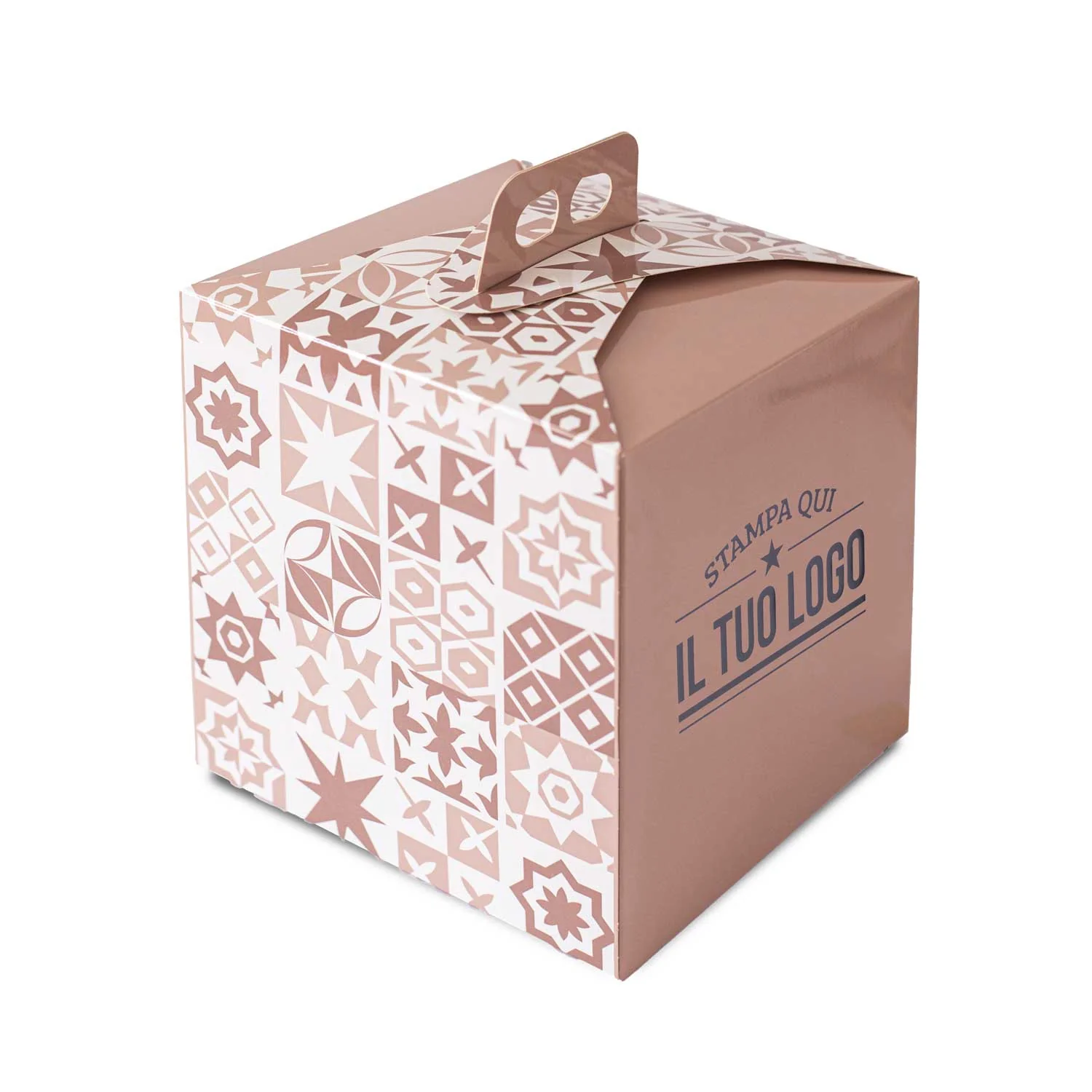 Portapanettone Alto Personalizzabile Fantasia Maioliche 750gr - 1Kg - Image 14