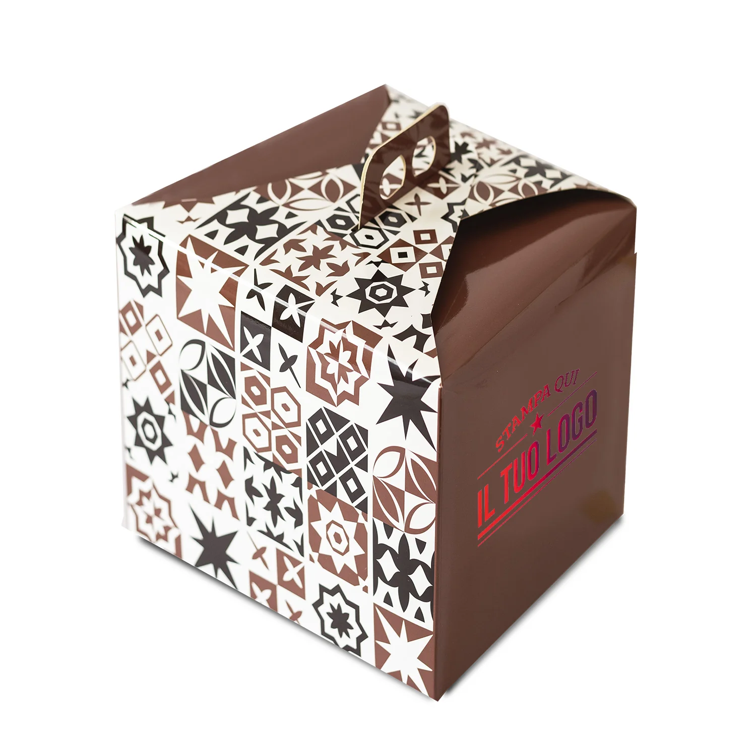 Portapanettone Alto Personalizzabile Fantasia Maioliche 750gr - 1Kg - Image 5