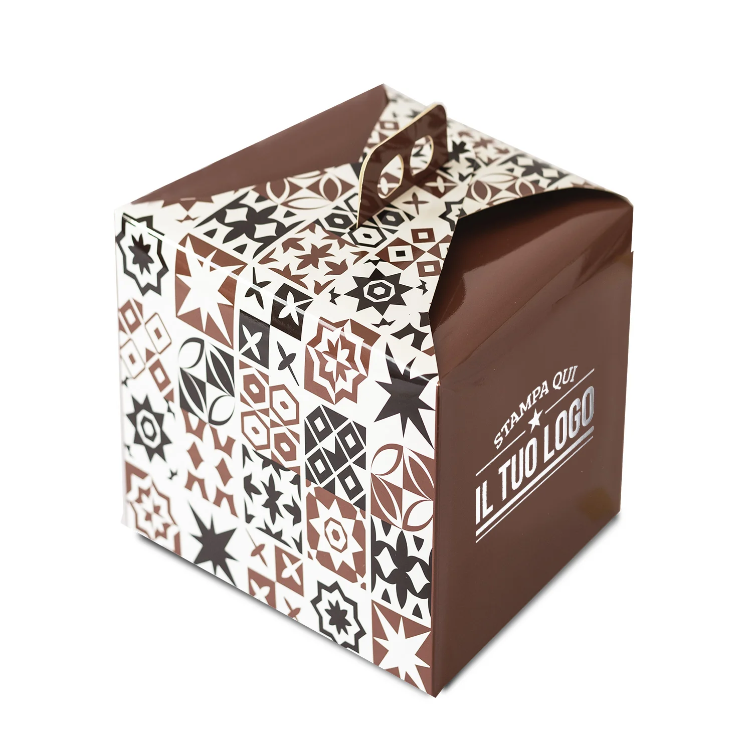 Portapanettone Alto Personalizzabile Fantasia Maioliche 750gr - 1Kg - Image 6