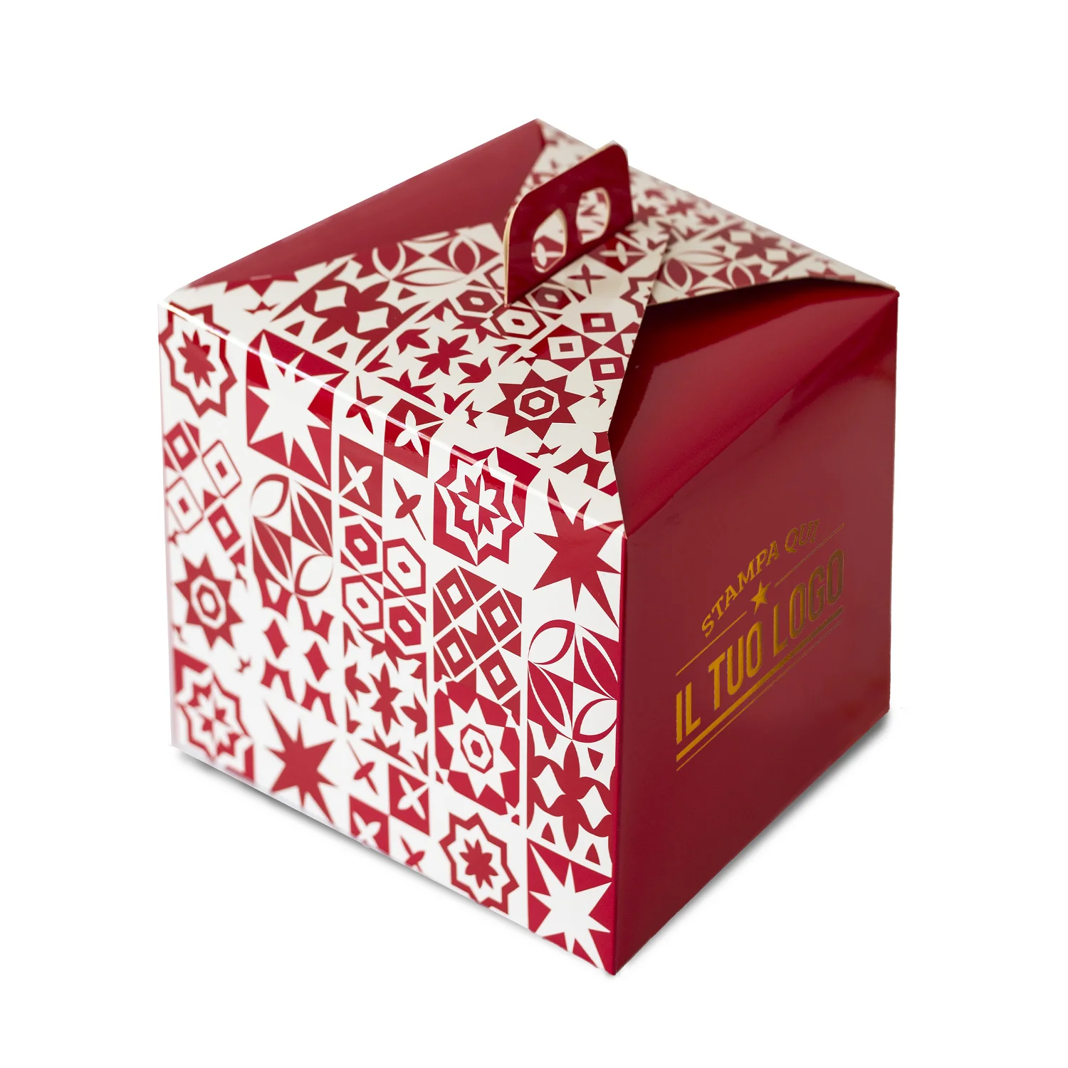 Portapanettone Alto Personalizzabile Fantasia Maioliche 750gr - 1Kg - Image 8
