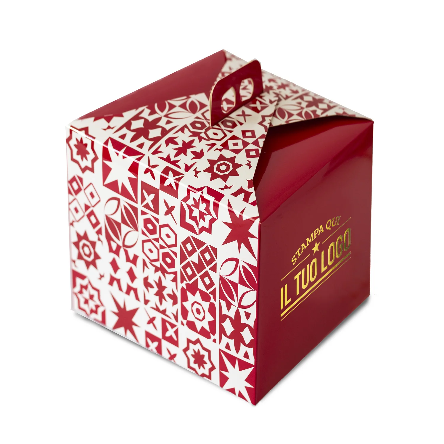 Portapanettone Alto Personalizzabile Fantasia Maioliche 750gr - 1Kg - Image 9