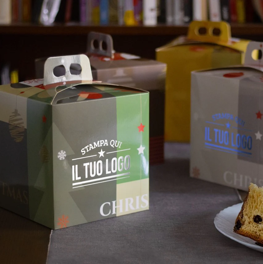 Scatole Panettone Merry Christmas Personalizzabili - Image 3