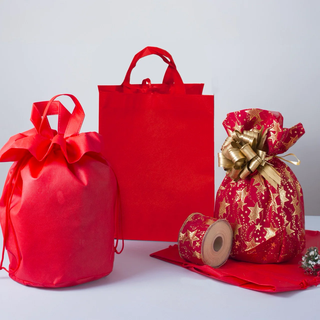 Portapanettone TNT con Nastro e Rinforzo per il Fondo - Image 2
