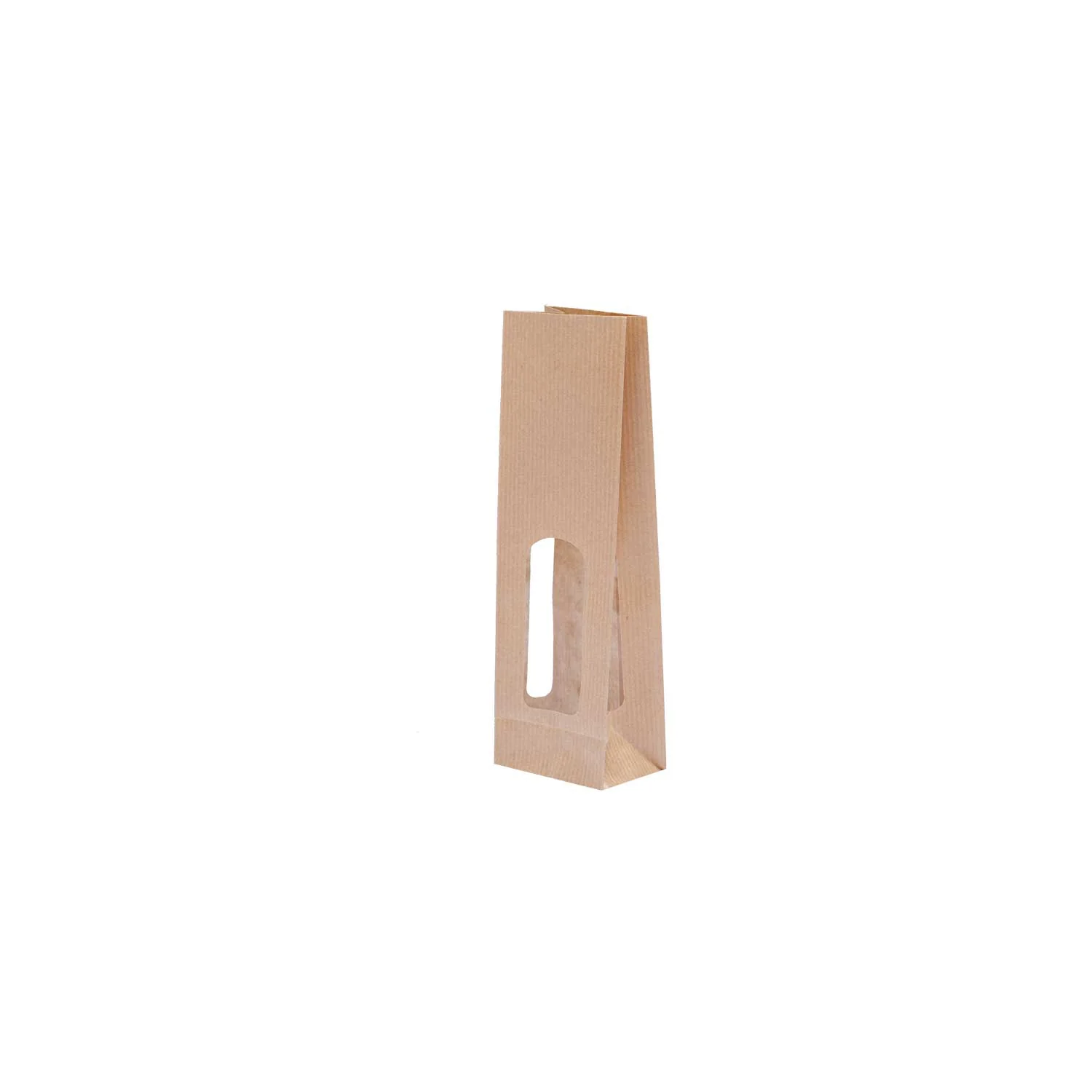Sacchetti Carta Sealing Fondo Quadro con Finestra Avana - Image 5