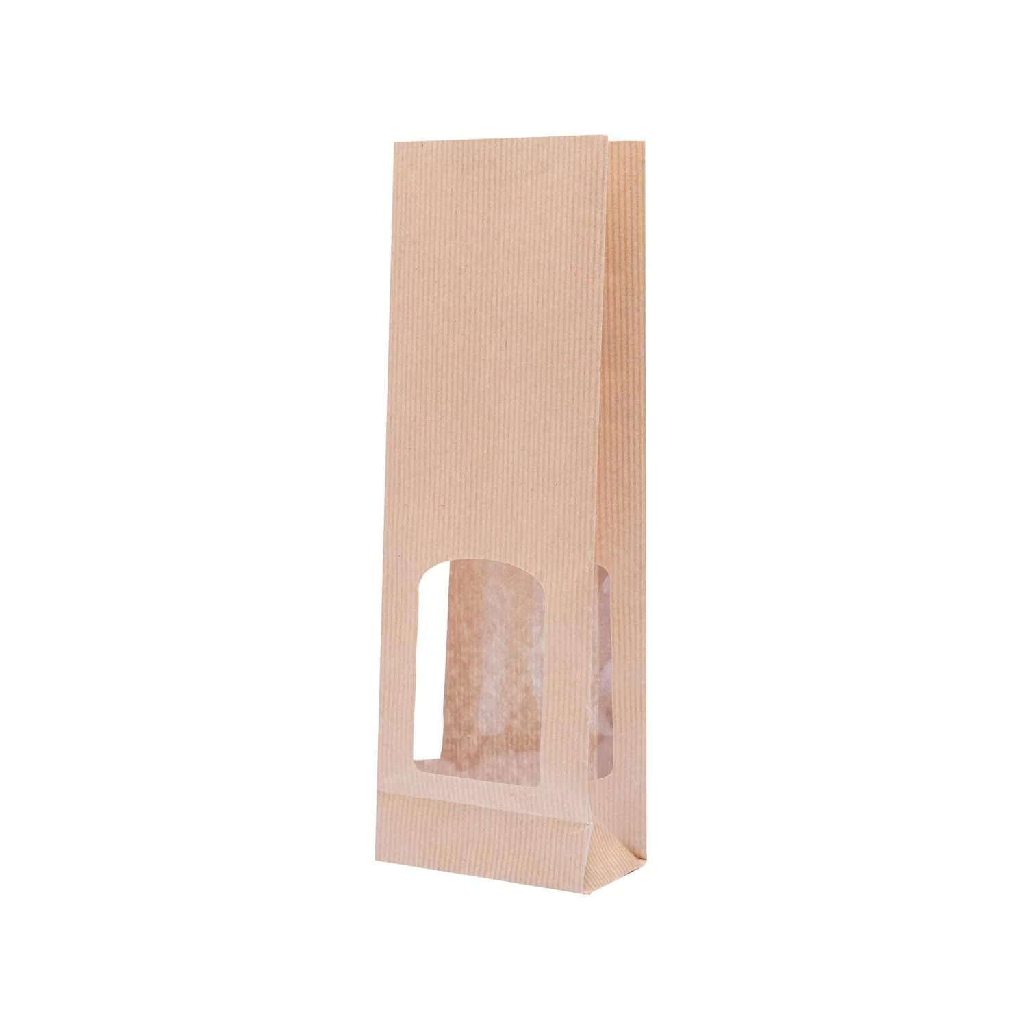 Sacchetti Carta Sealing Fondo Quadro con Finestra Avana - Image 8