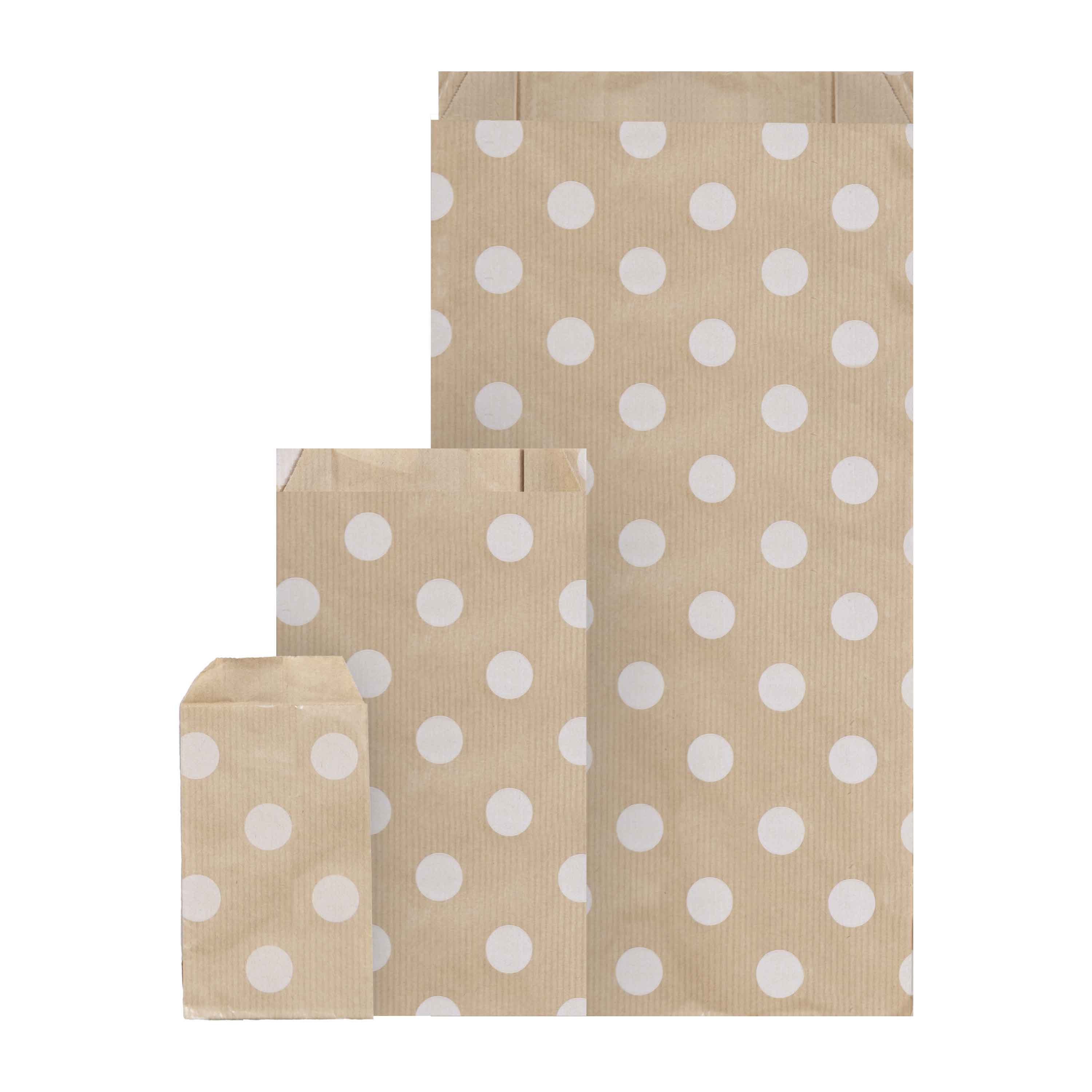 Sacchetto Carta Kraft Pois Bianchi - Image 4