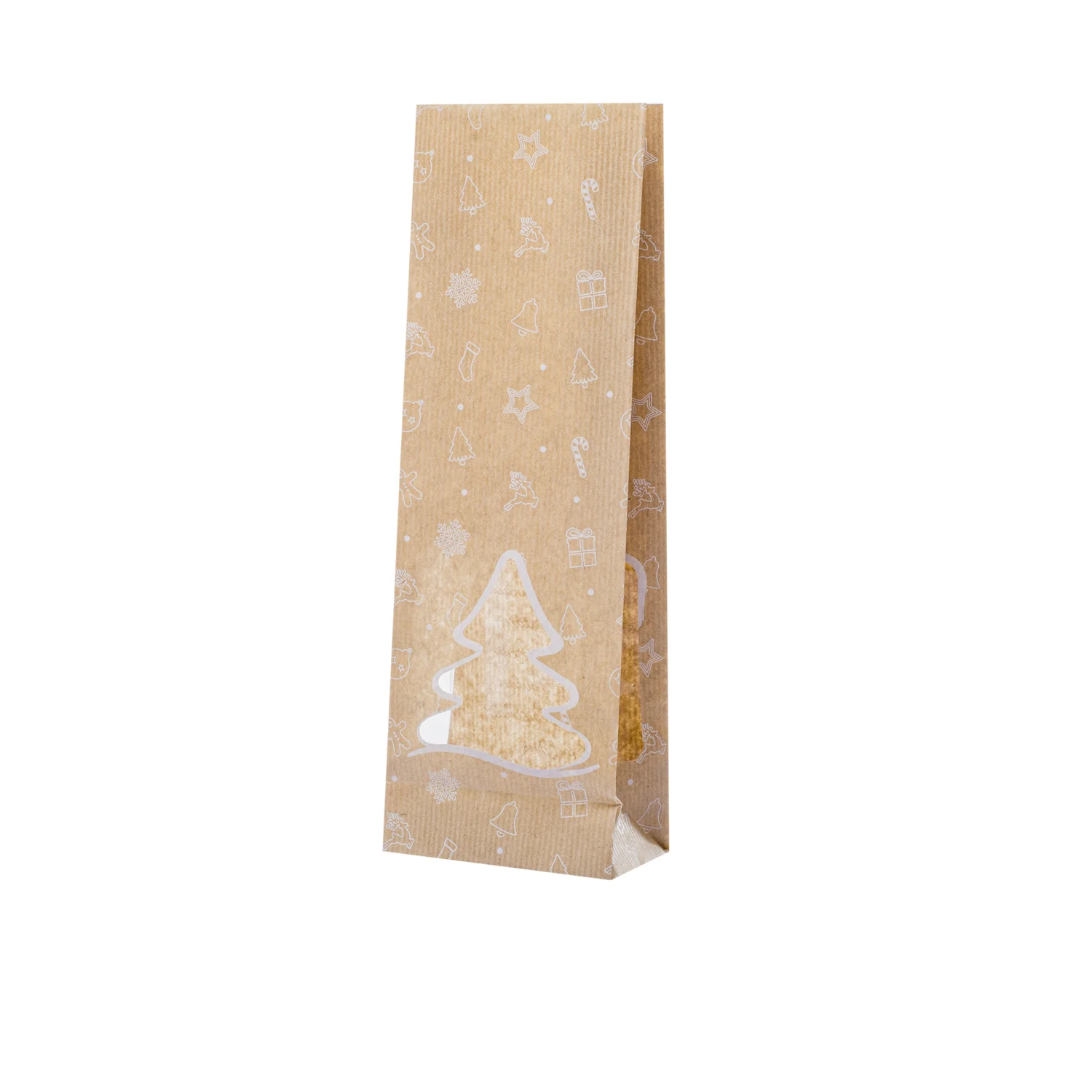 Sacchetto per Alimenti Finestra Albero Natale Avana - Image 3