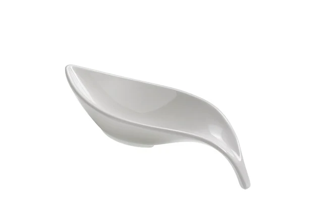 Salsiera in melamina bianca