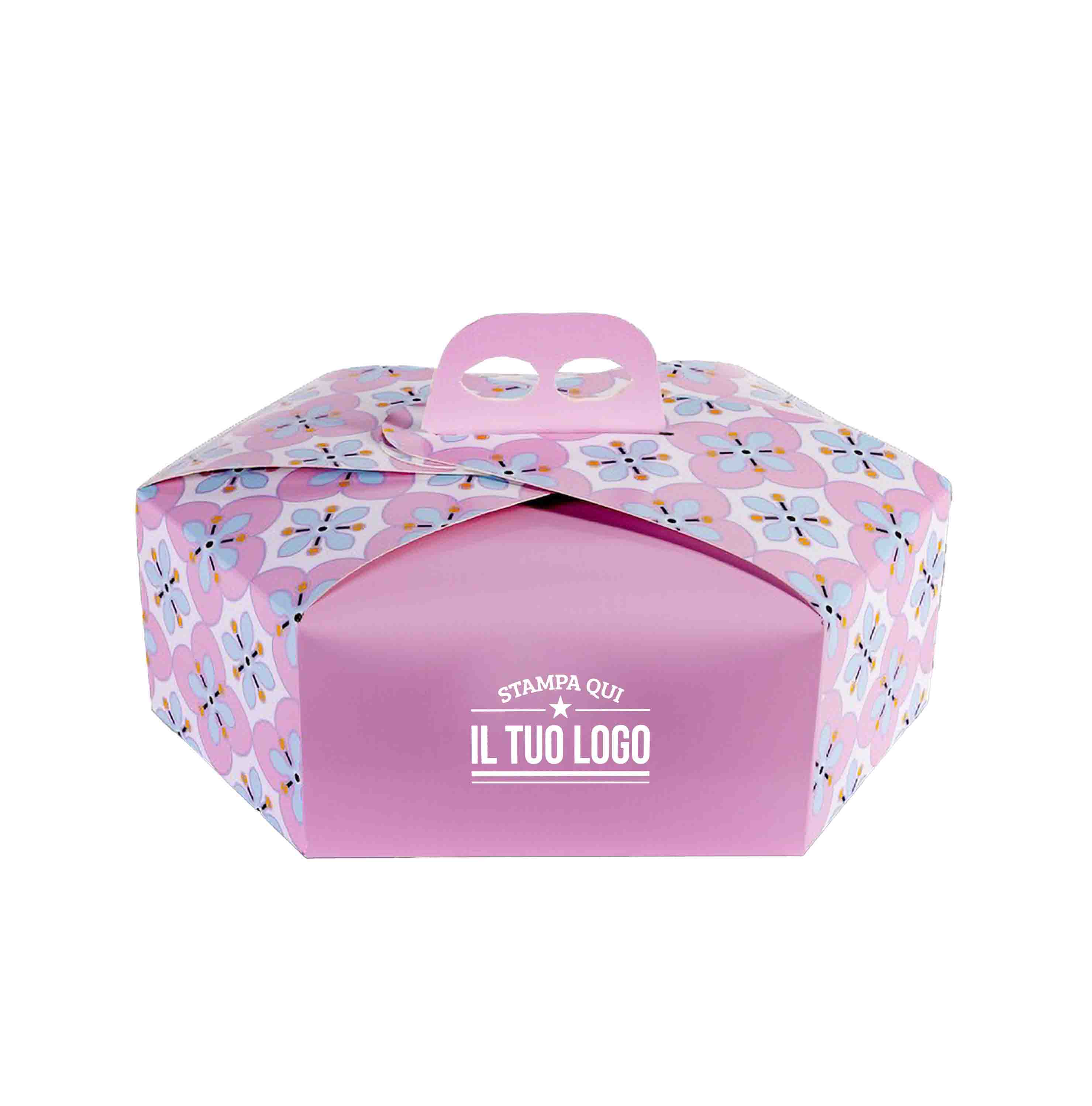 Scatola colomba esagonale Fiori personalizzabile - Image 22