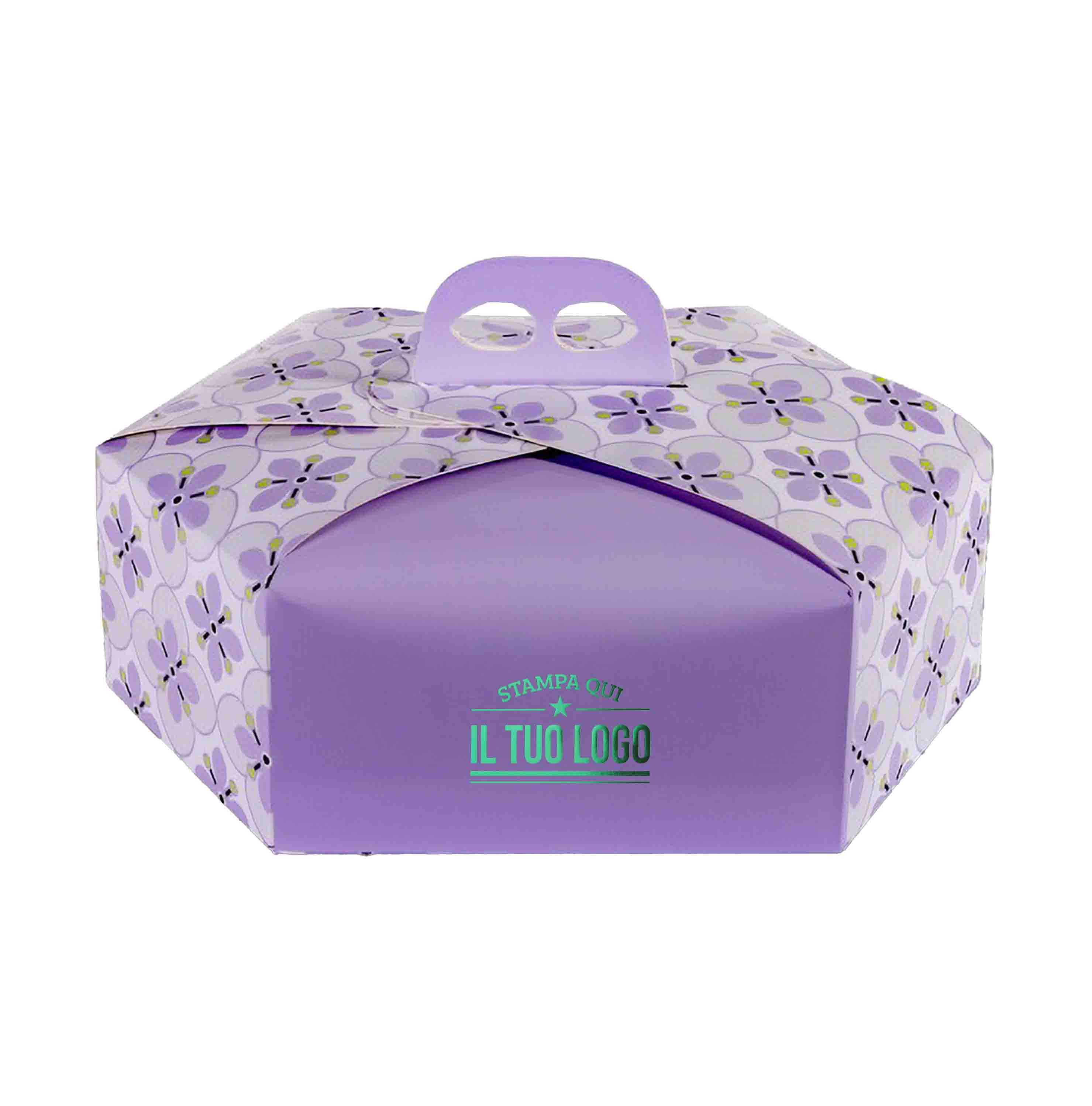 Scatola colomba esagonale Fiori personalizzabile - Image 38