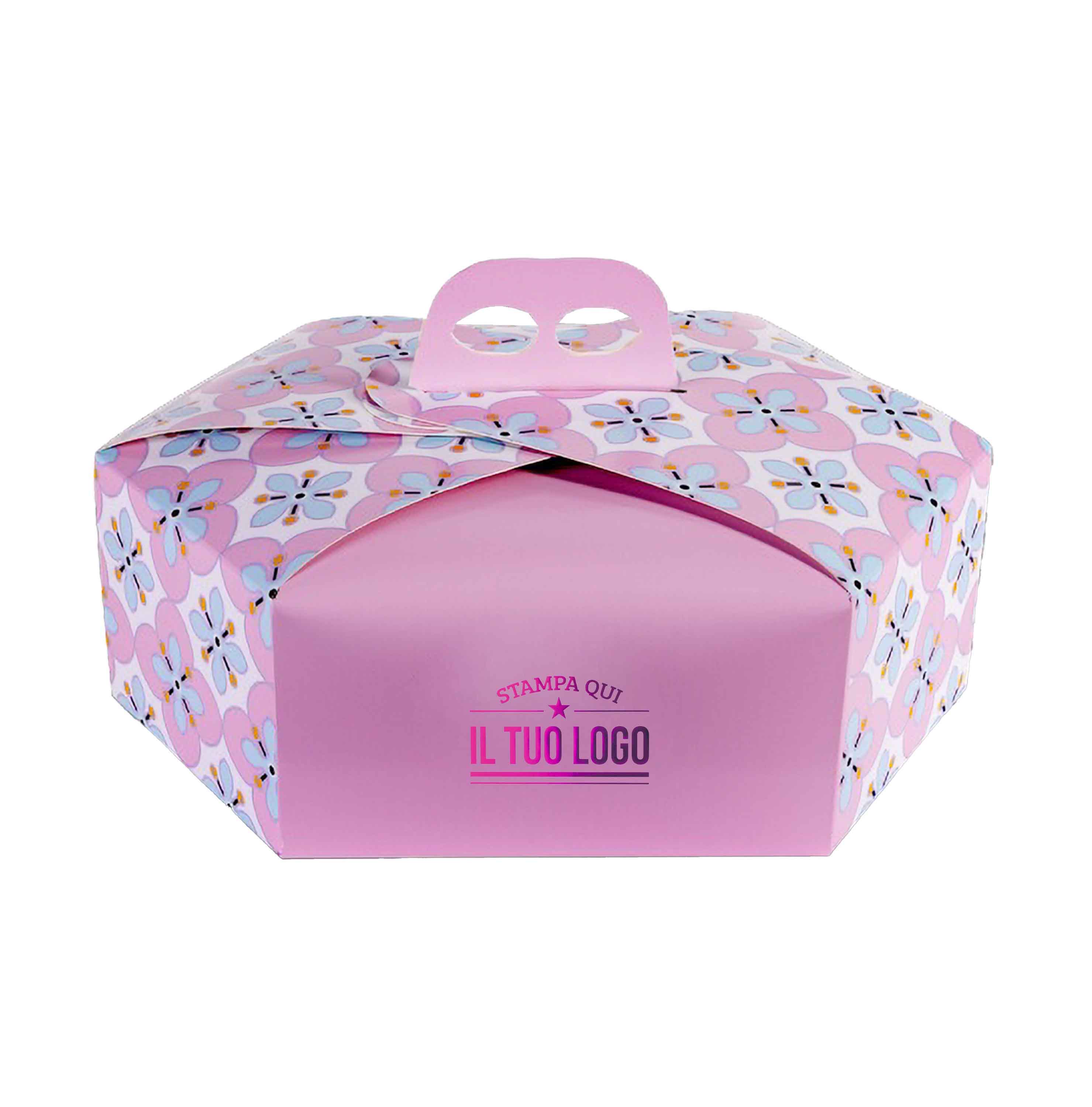 Scatola colomba esagonale Fiori personalizzabile - Image 44