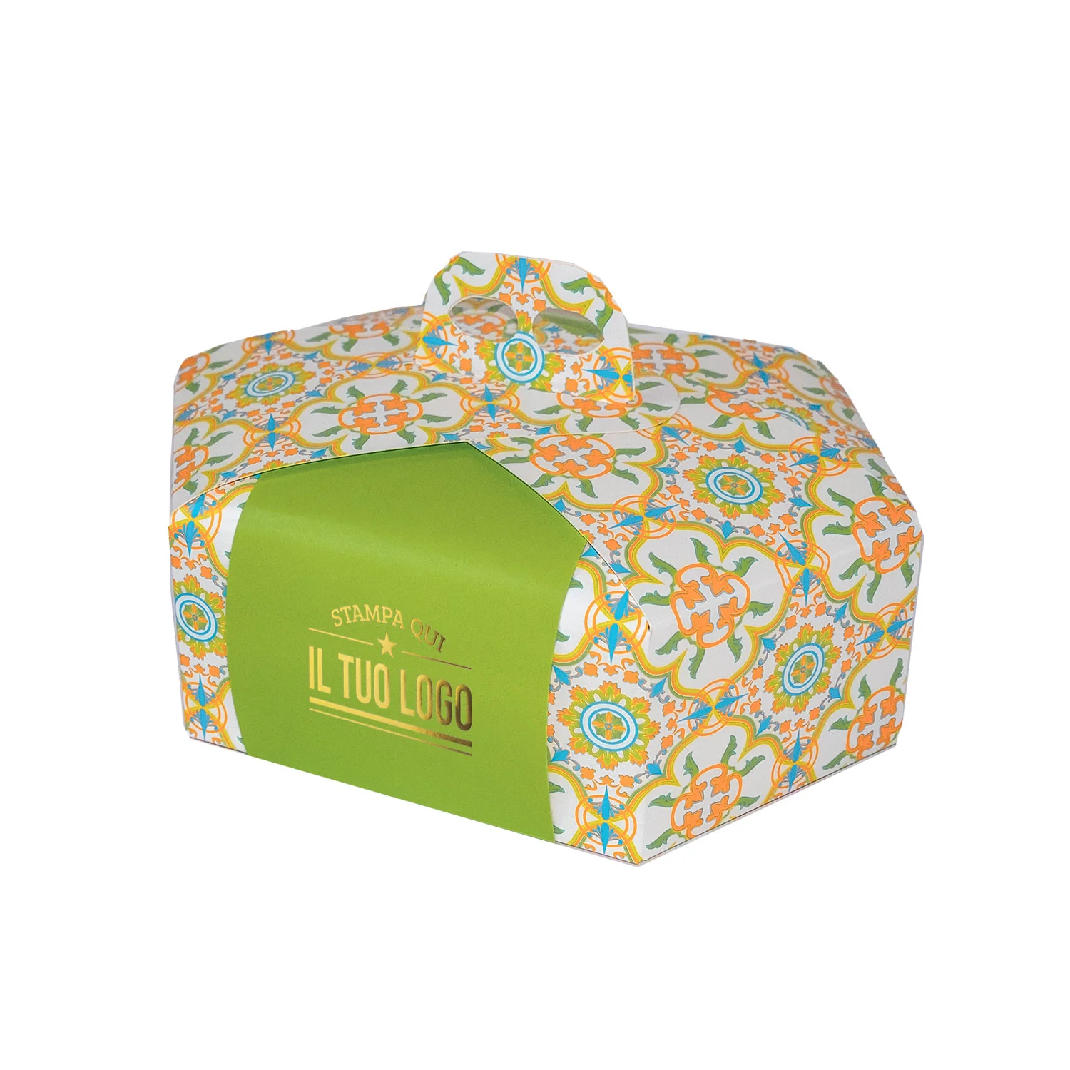Scatola Colomba Esagonale Mosaico Sicily Personalizzata - Image 13