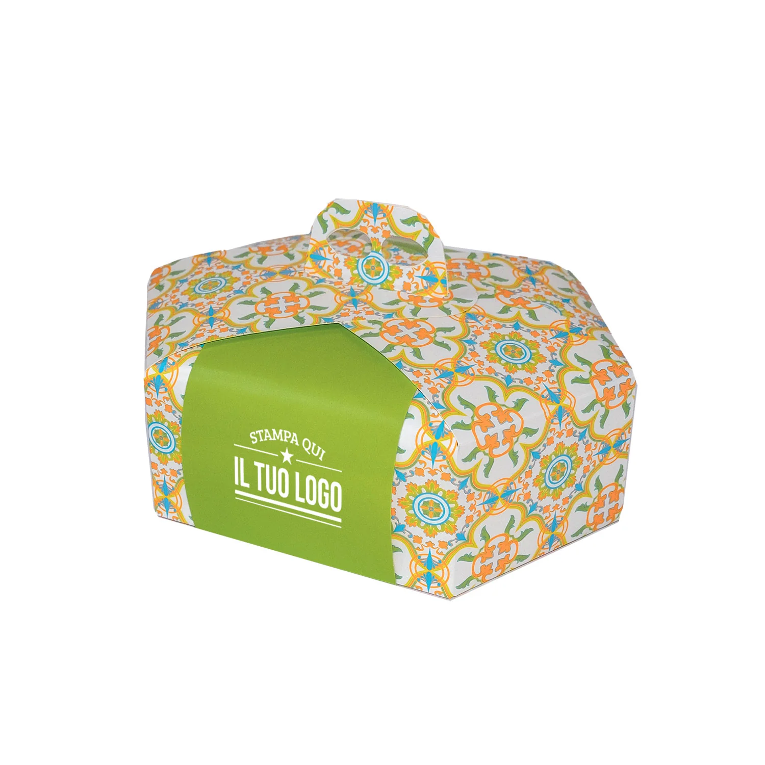 Scatola Colomba Esagonale Mosaico Sicily Personalizzata - Image 9