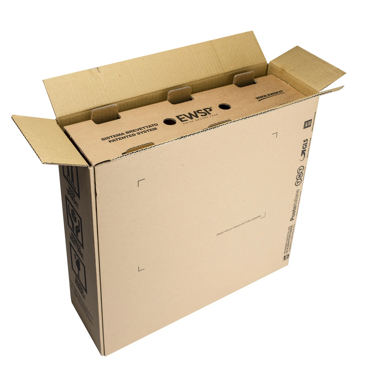 Scatola EWINE SECURE PACK® per Spedizione Bottiglie Avana